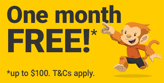 One month free up to $100