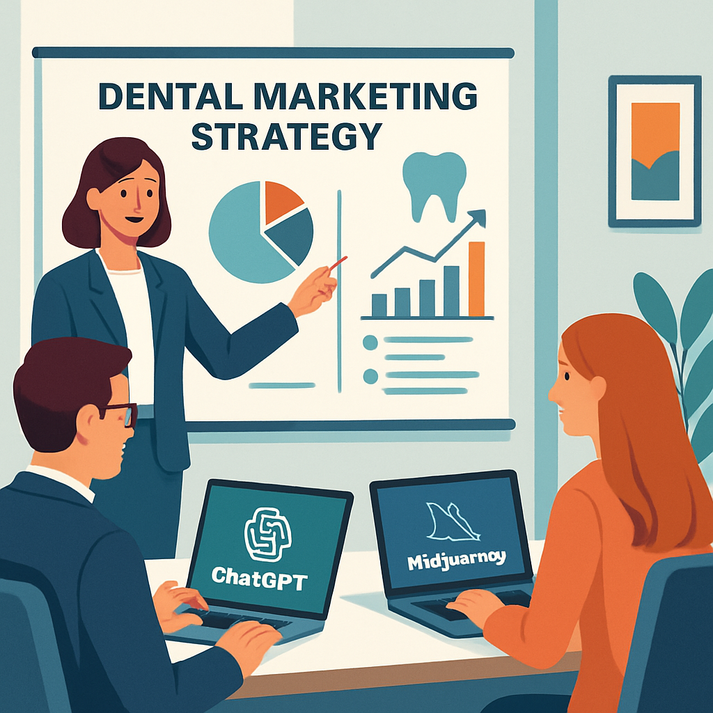 Professionals analyzing AI tool effectiveness in a conference setting.