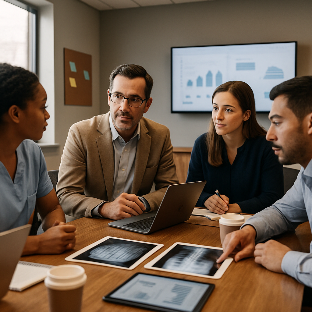 owners discussing dental practice management