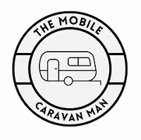 The Mobile Caravan Man Logo