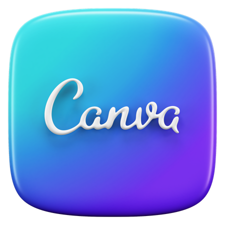 Free Canva 3D Icon - Free Download Logos 3D Icons | IconScout