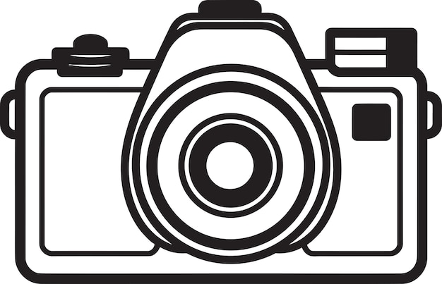 FlashFrame Camera Iconic Design ZoomWorks Graphic Logo Art | Premium AI-generated vector