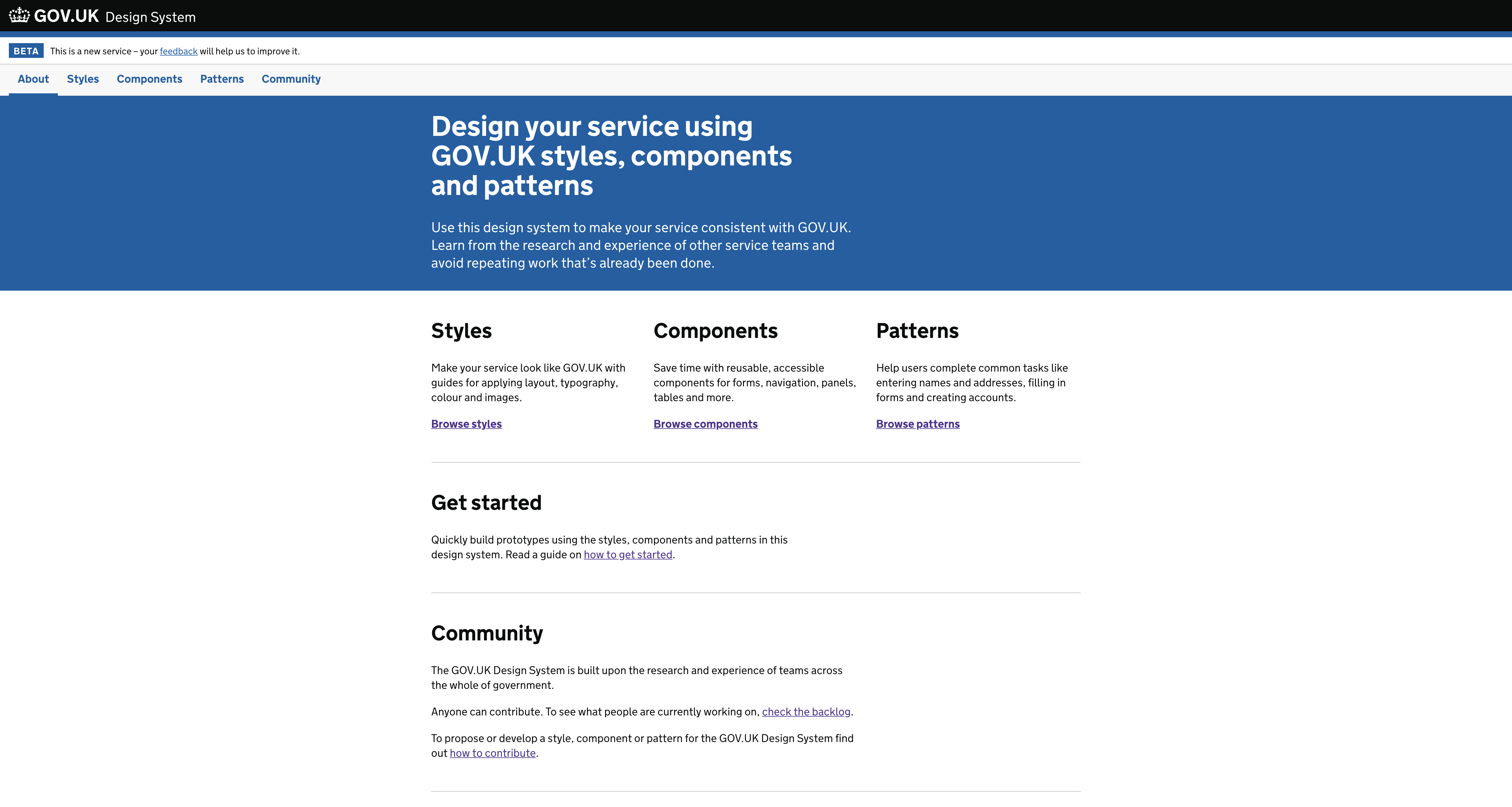 Introducing the GOV.UK Design System – Government Digital Service