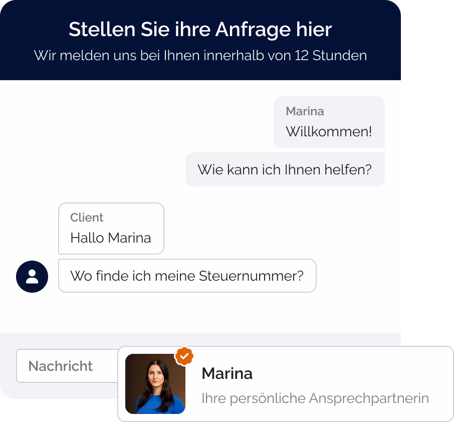 Eine Anfrage im Chat auf der Integral Plattform stellen