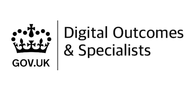 logo from gov.uk showing digital outcomes and specialists (DOS)