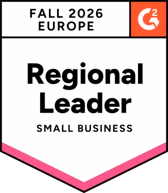 G2 Cloud Security Leader Small-Business Europe badge