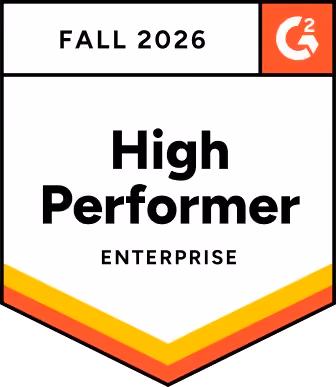 G2 Cloud Compliance High Performer Enterprise badge