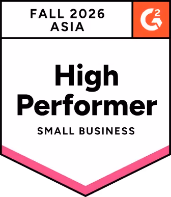 G2 Cloud Compliance High Performer Small-Business Asia badge