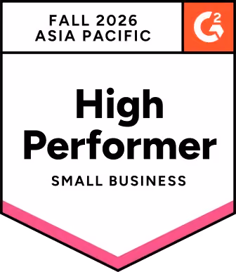 G2 Cloud Compliance High Performer Small-Business Asia Pacific badge