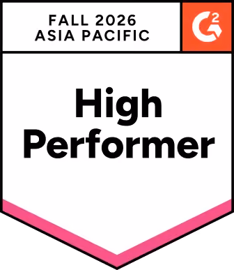 G2 IT Risk Management High Performer Asia Pacific badge