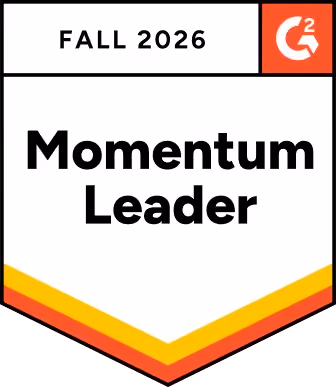 G2 IT Risk Management Momentum Leader badge
