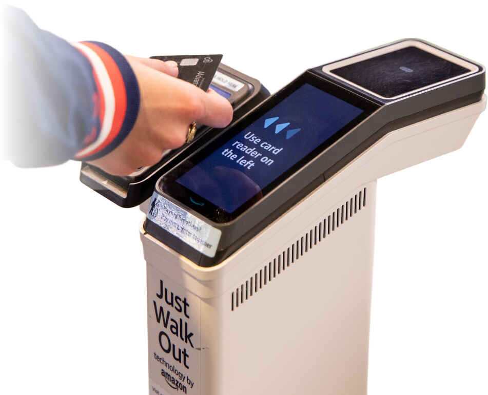 Just walk out checkout integration with Dynamify.