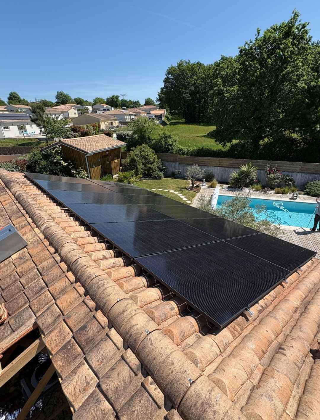 Cubnezais 6 kWc sois 12 panneaux solaires L’autoconsommation