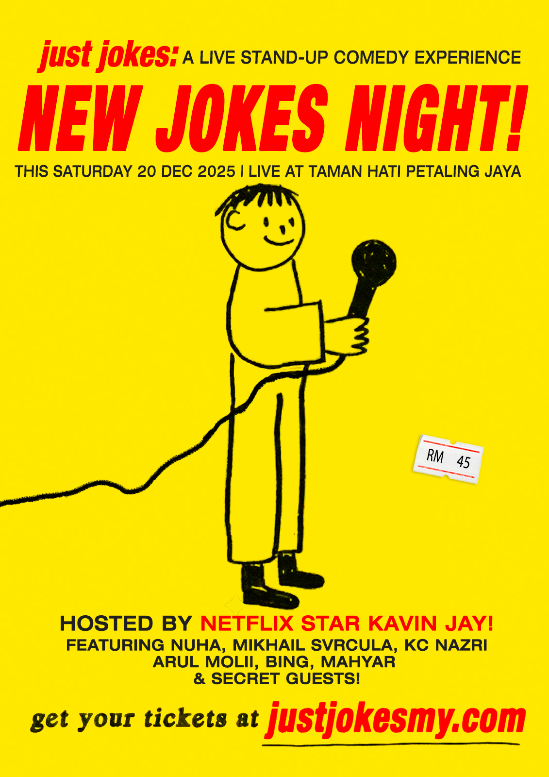 just jokes working it out poster 7 Feb