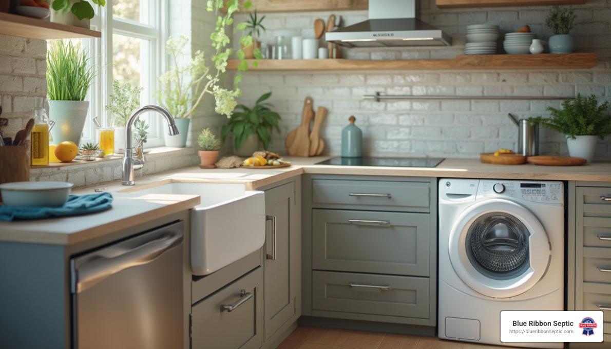 water-efficient appliances - taking care of septic system