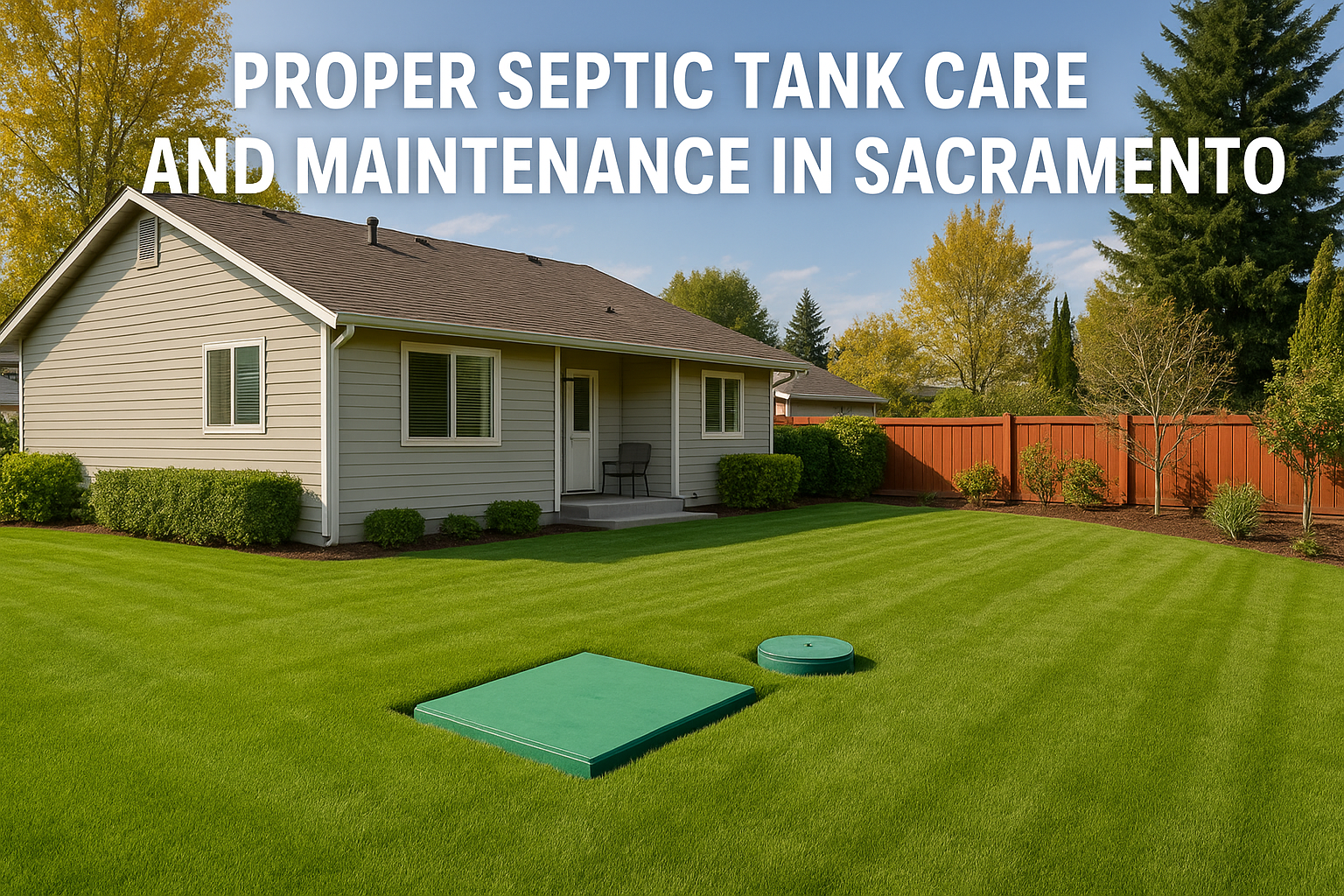 septic tank care Sacramento