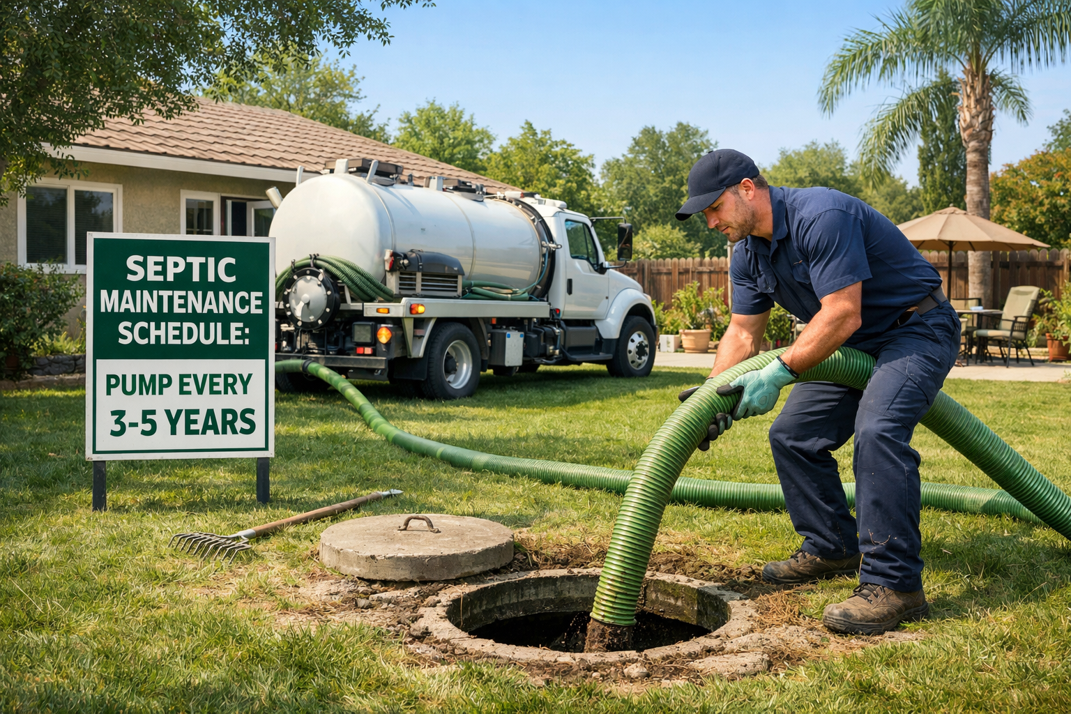 septic pumping schedule