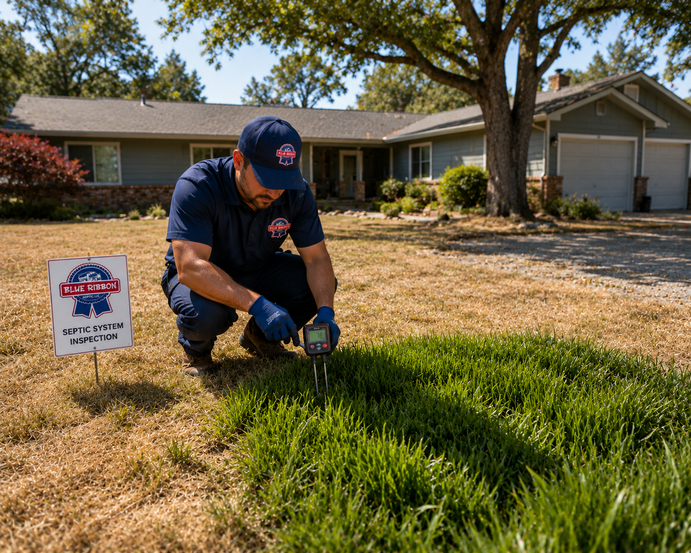 septic system failure signs