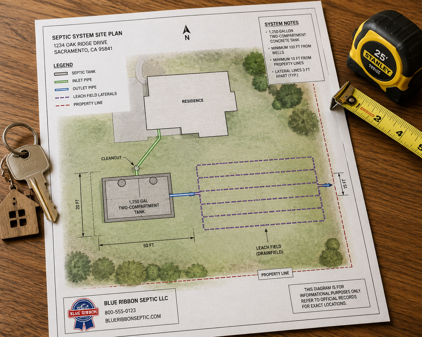 septic tank diagram