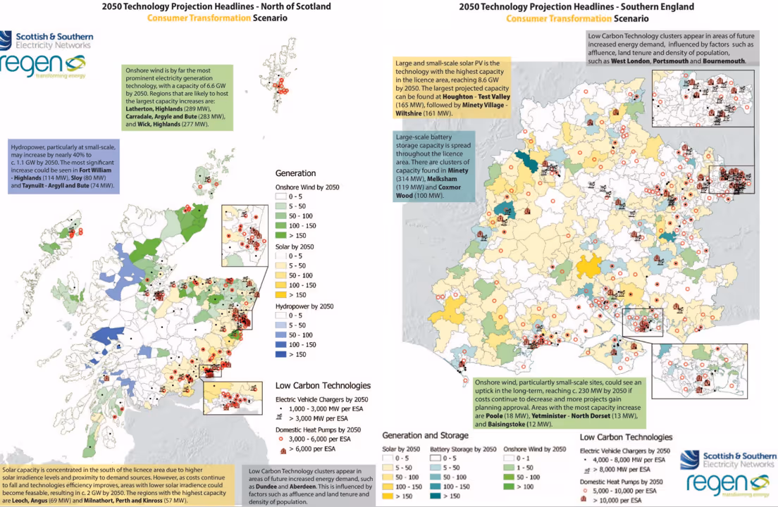 SSEN DFES 2050 Maps