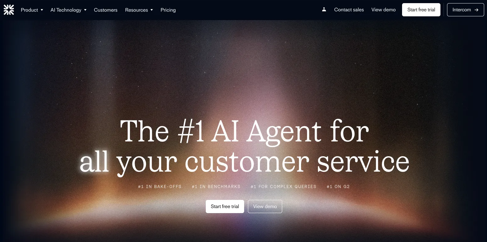 Fin.ai homepage