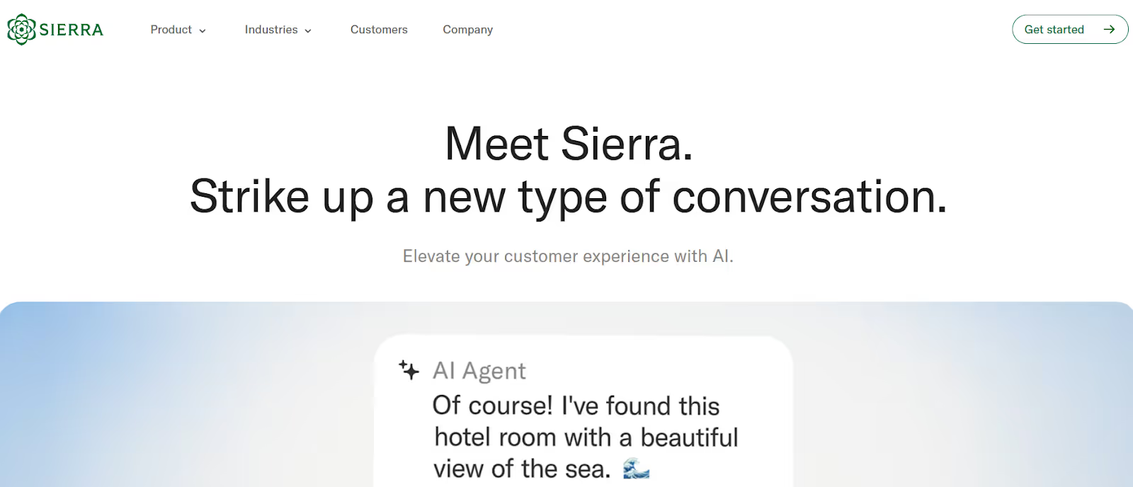 8 - Sierra AI homepage