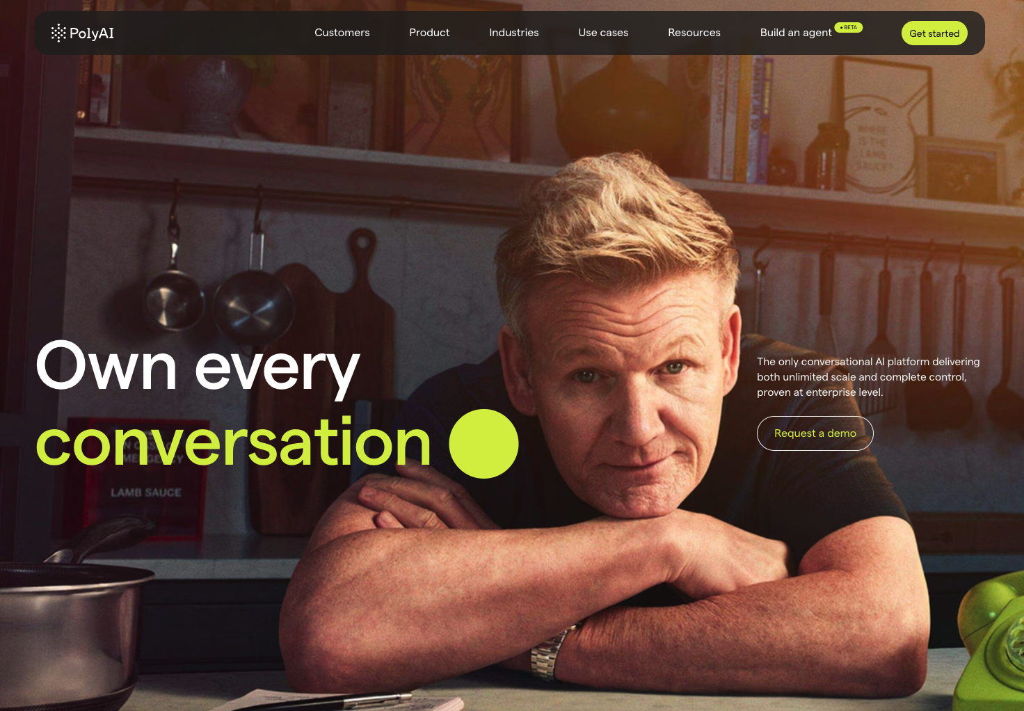 2 - PolyAI homepage