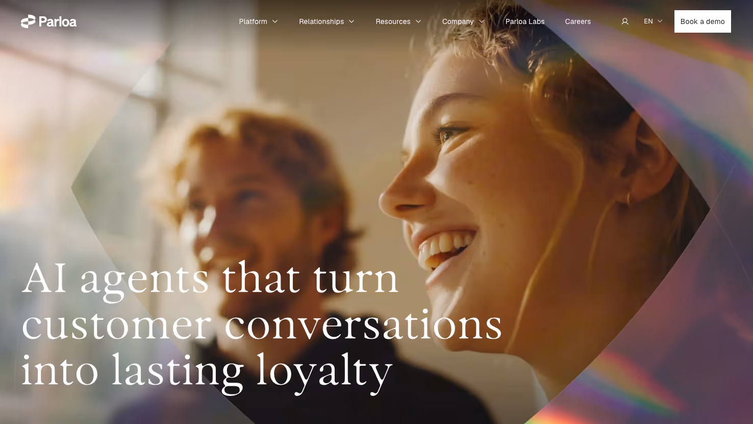 4 - Parloa homepage