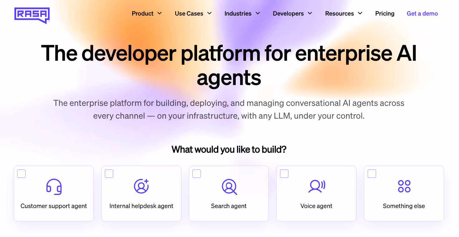 5 - Rasa homepage