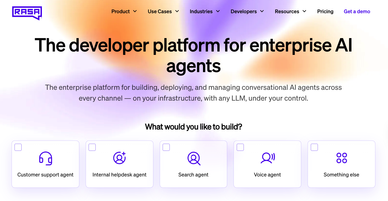 5 - Rasa homepage