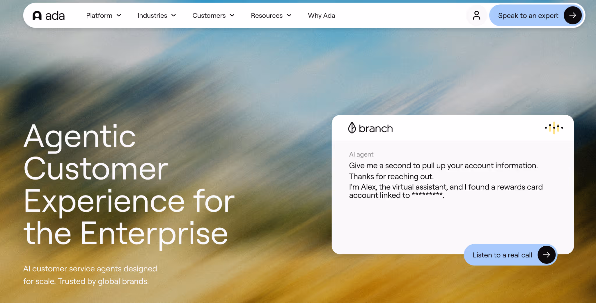 Ada homepage