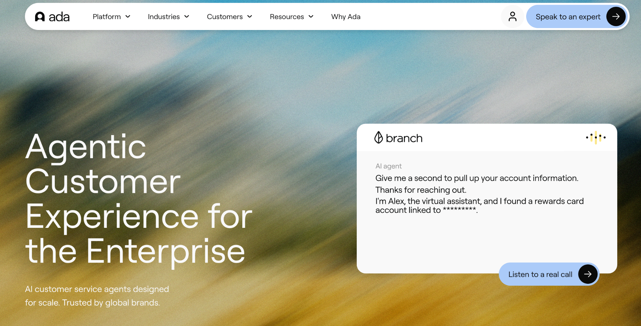 Ada homepage