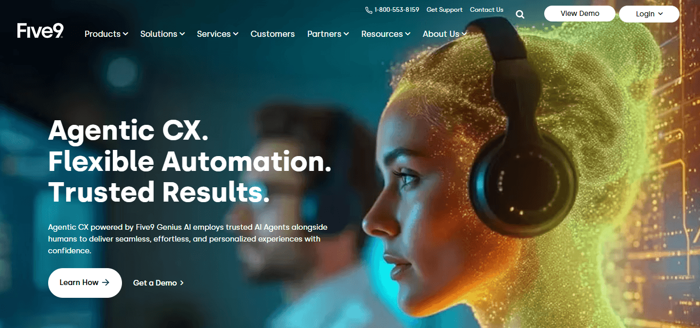 Five9 homepage