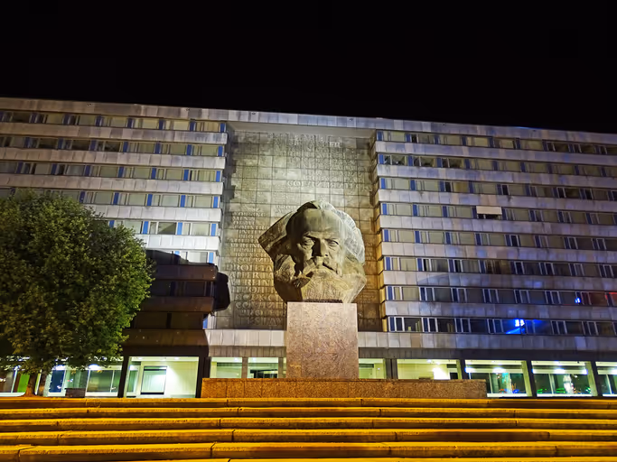 Carl-Marx-Denkmal in Chemnitz