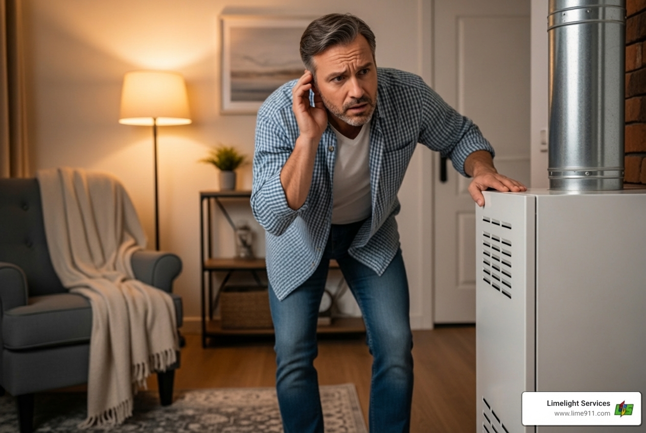 Infographic showing the 5 warning signs your heater needs immediate professional inspection: strange noises from the unit, unusual burning or gas smells, rooms heating unevenly, energy bills increasing unexpectedly, and system cycling on and off frequently - heater repairs johnstown co Infographic showing the 5 warning signs your heater needs immediate professional inspection: strange noises from the unit, unusual burning or gas smells, rooms heating unevenly, energy bills increasing unexpectedly, and system cycling on and off frequently - heater repairs johnstown co