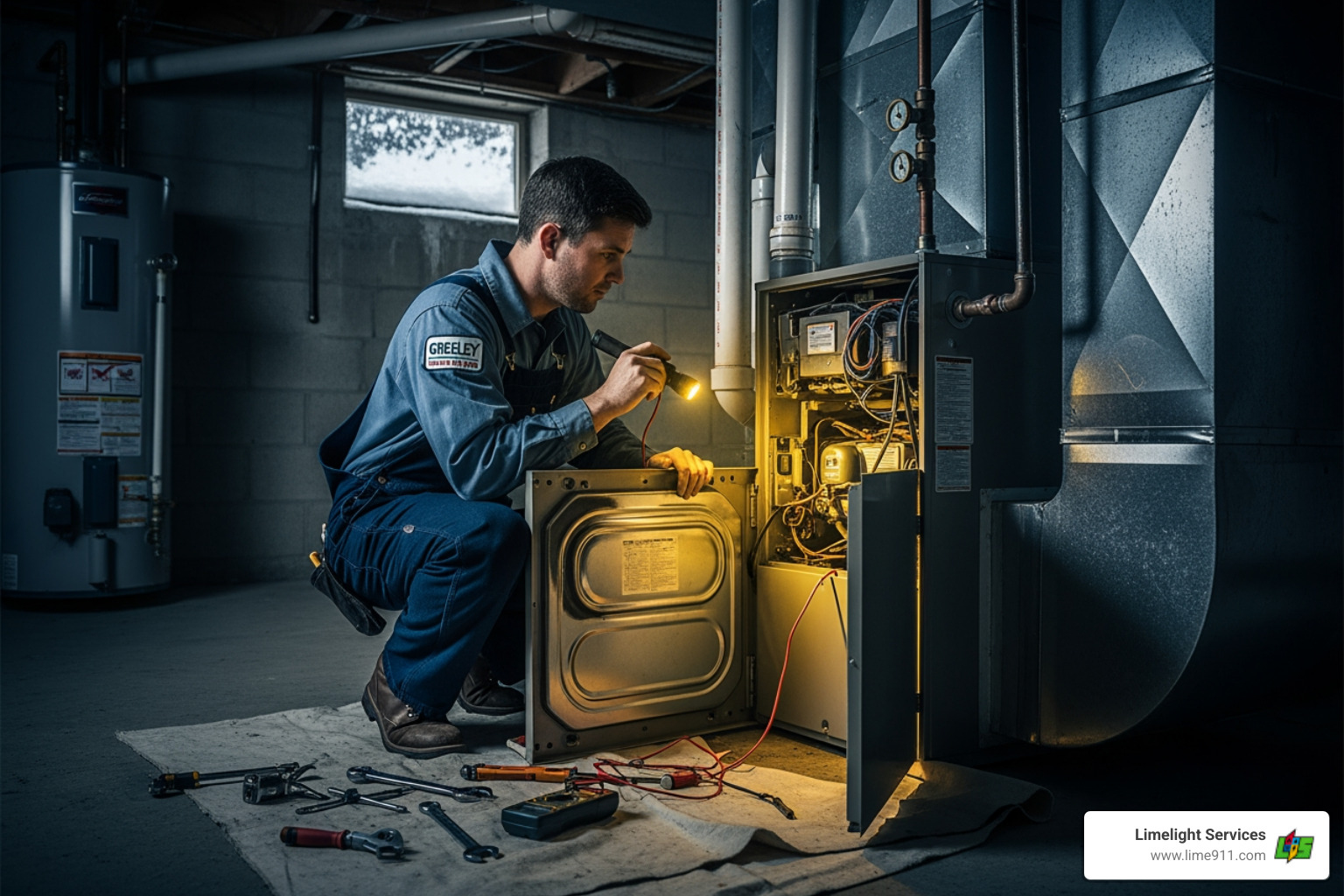 infographic explaining the top 5 signs you need emergency heater repair - emergency heater repairs in greeley, co