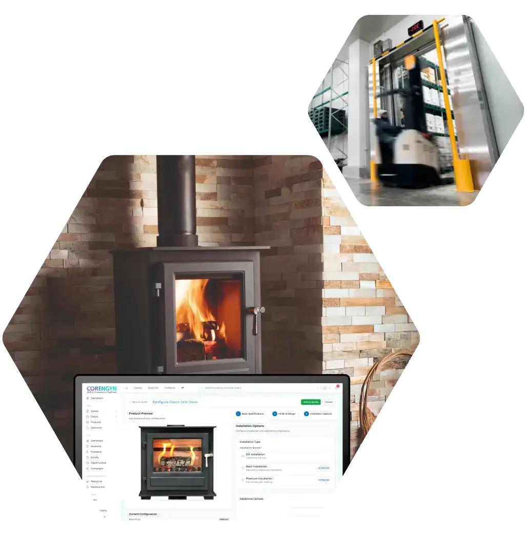 Corengyn API Integration for CPQ B2B Manufacturers