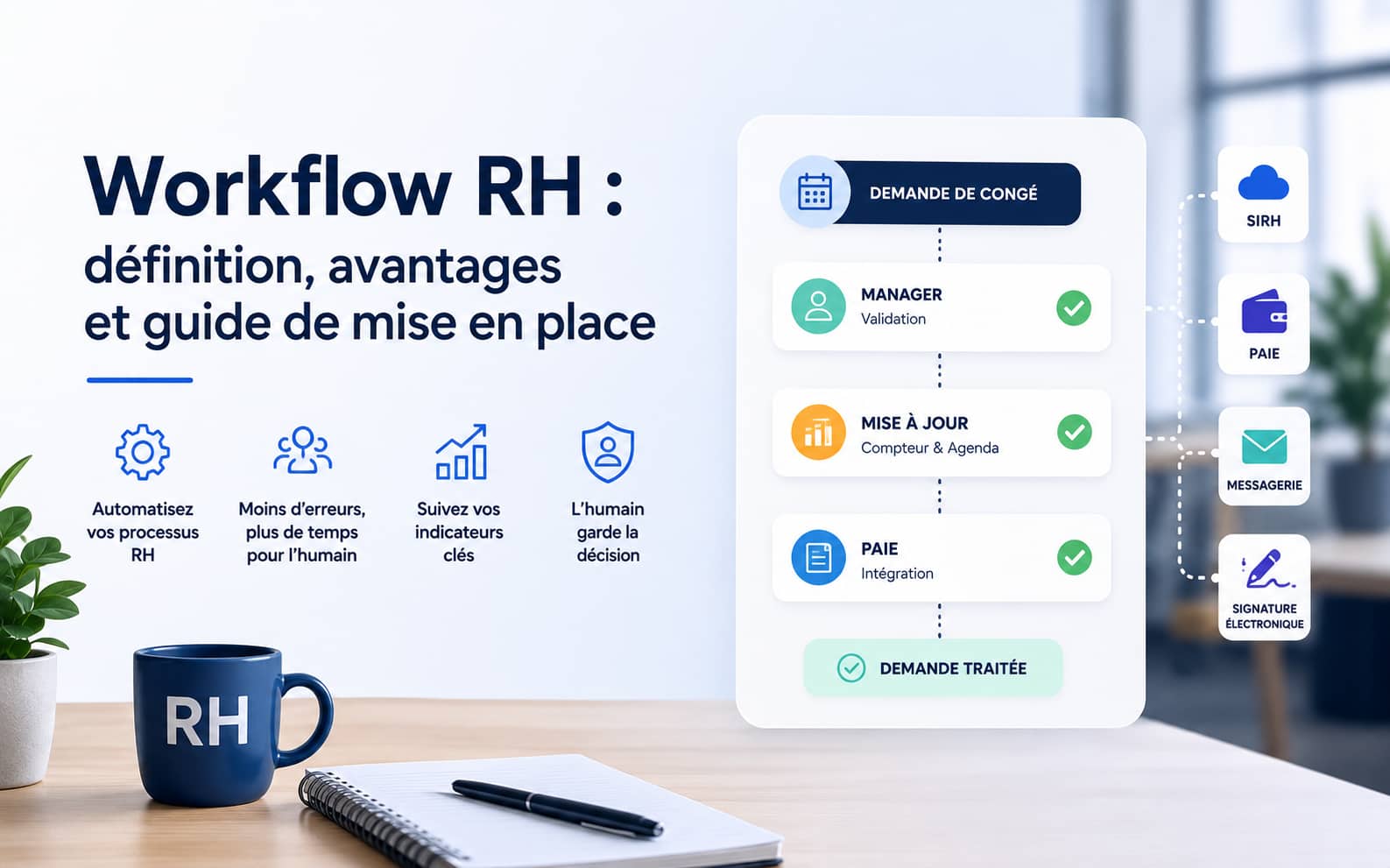Workflow RH - Avantages et guide de mise en place