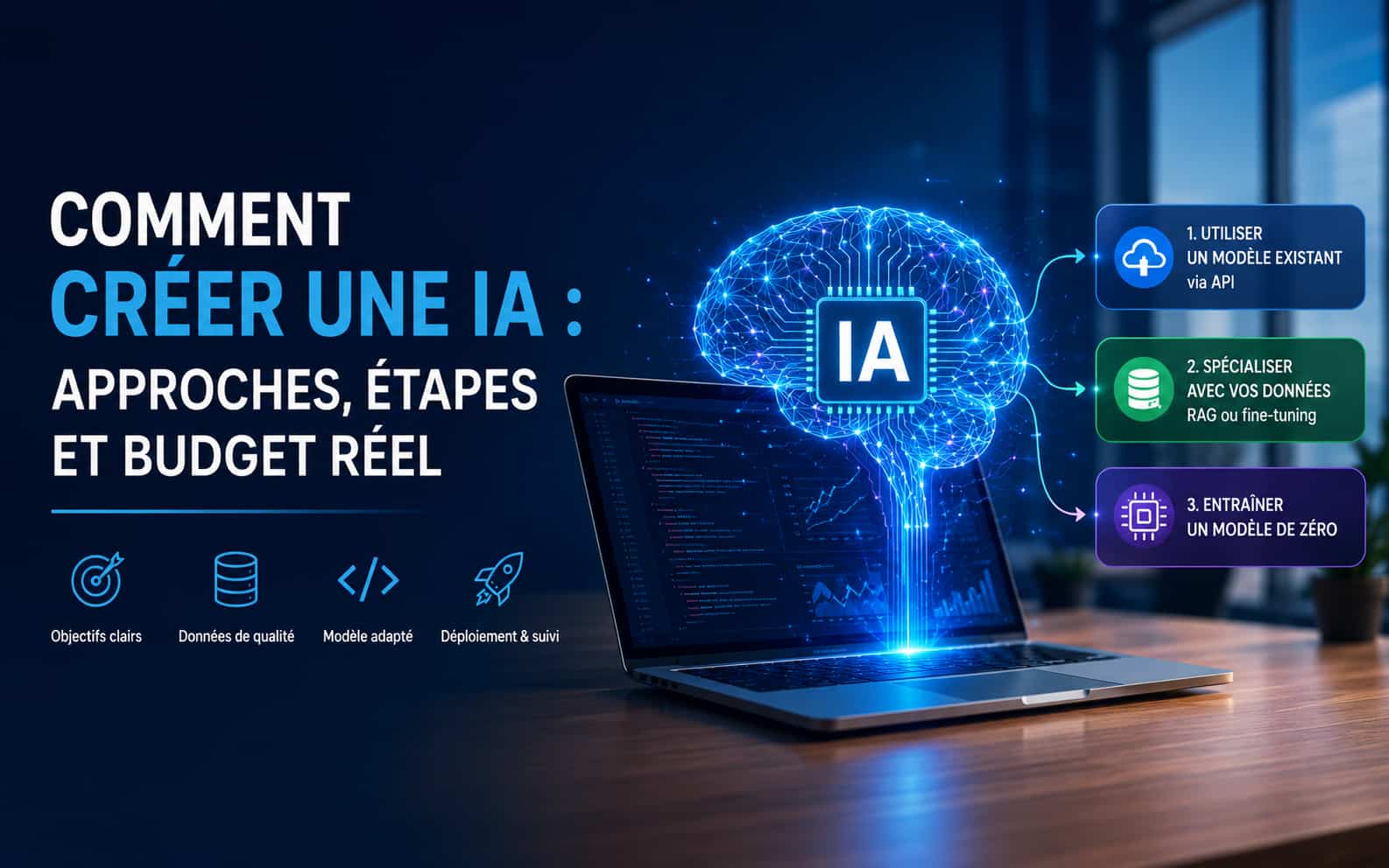 Comment créer une IA - Approches, étapes et budget réel