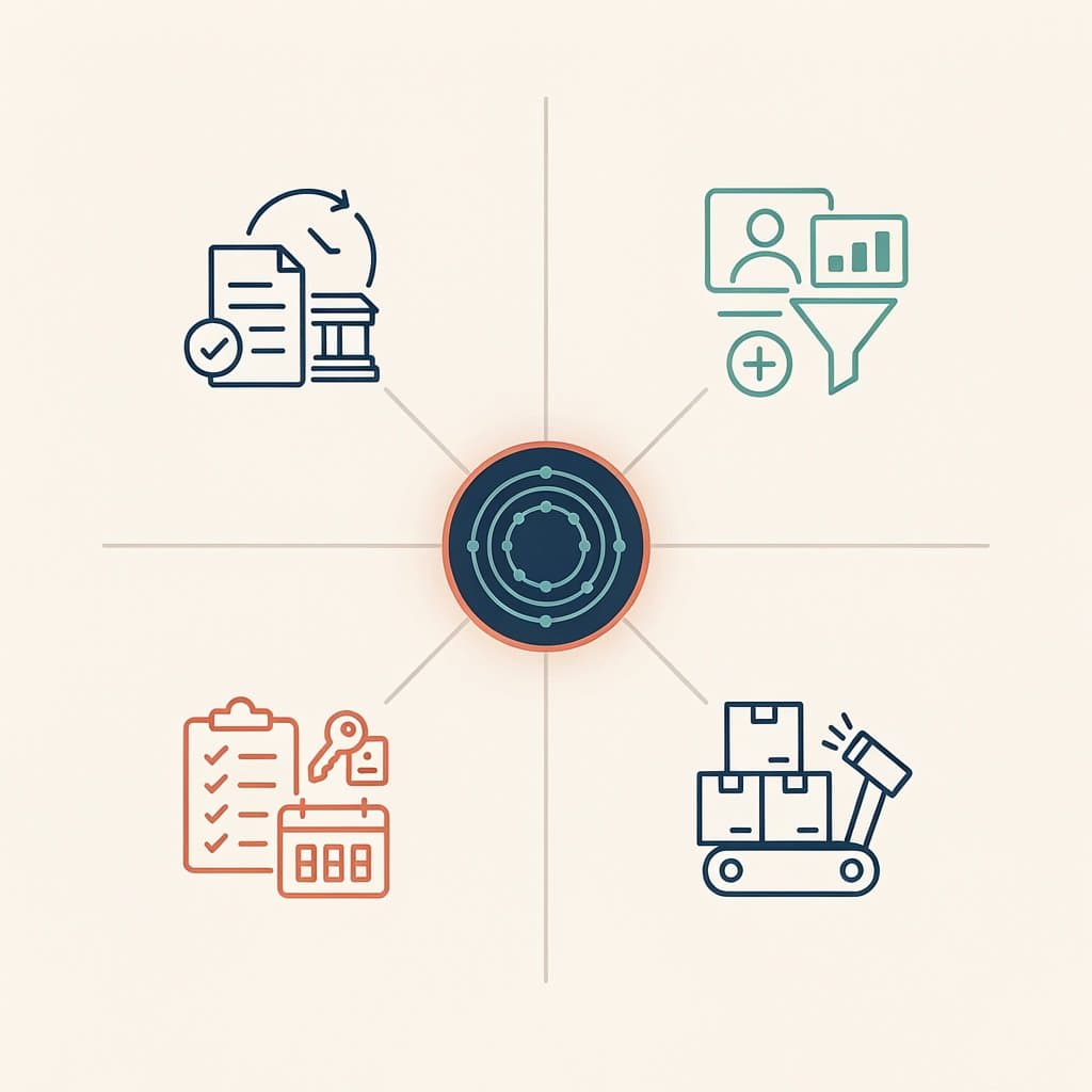 Les processus les plus rentables à automatiser par fonction