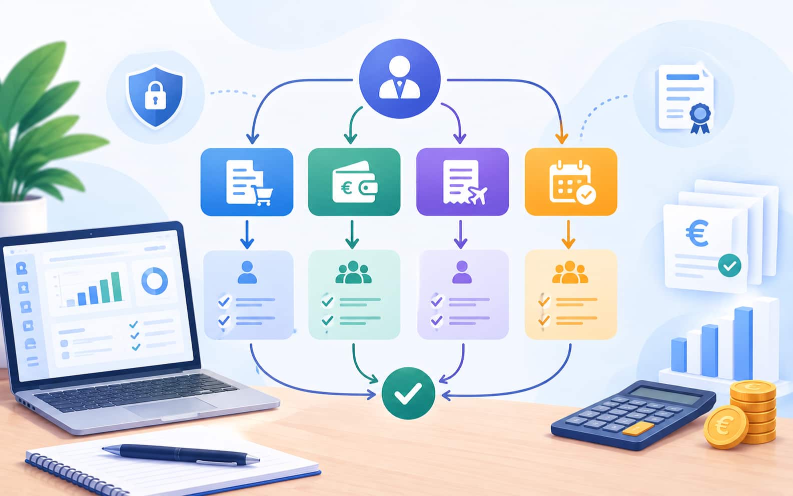 Workflow finance : processus, contrôles et automatisation