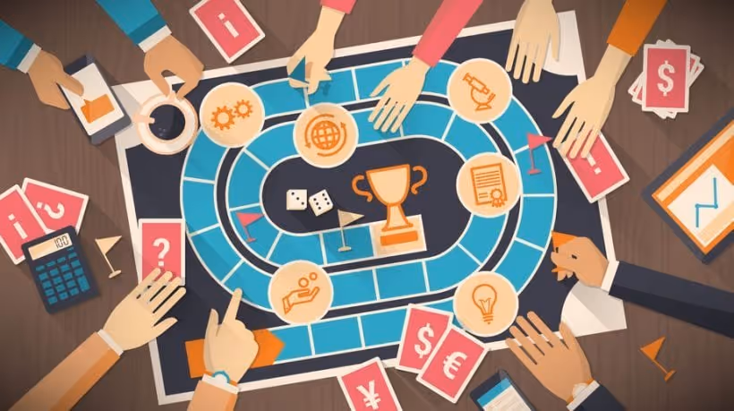 Principe de gamification autour d'une communauté de participants
