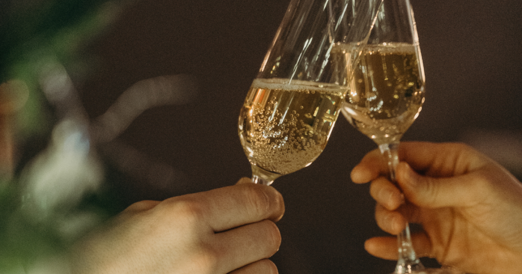 coupe de champagne saint valentin