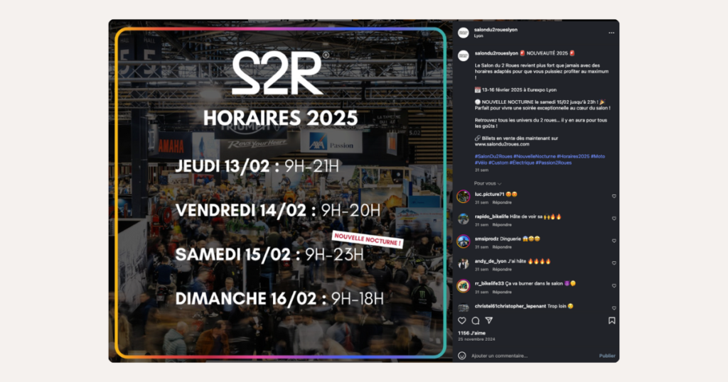 rentabilité événement 