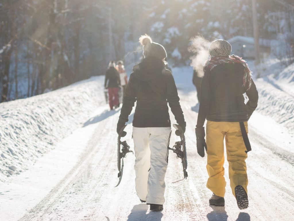 étudiants week-end au ski 
