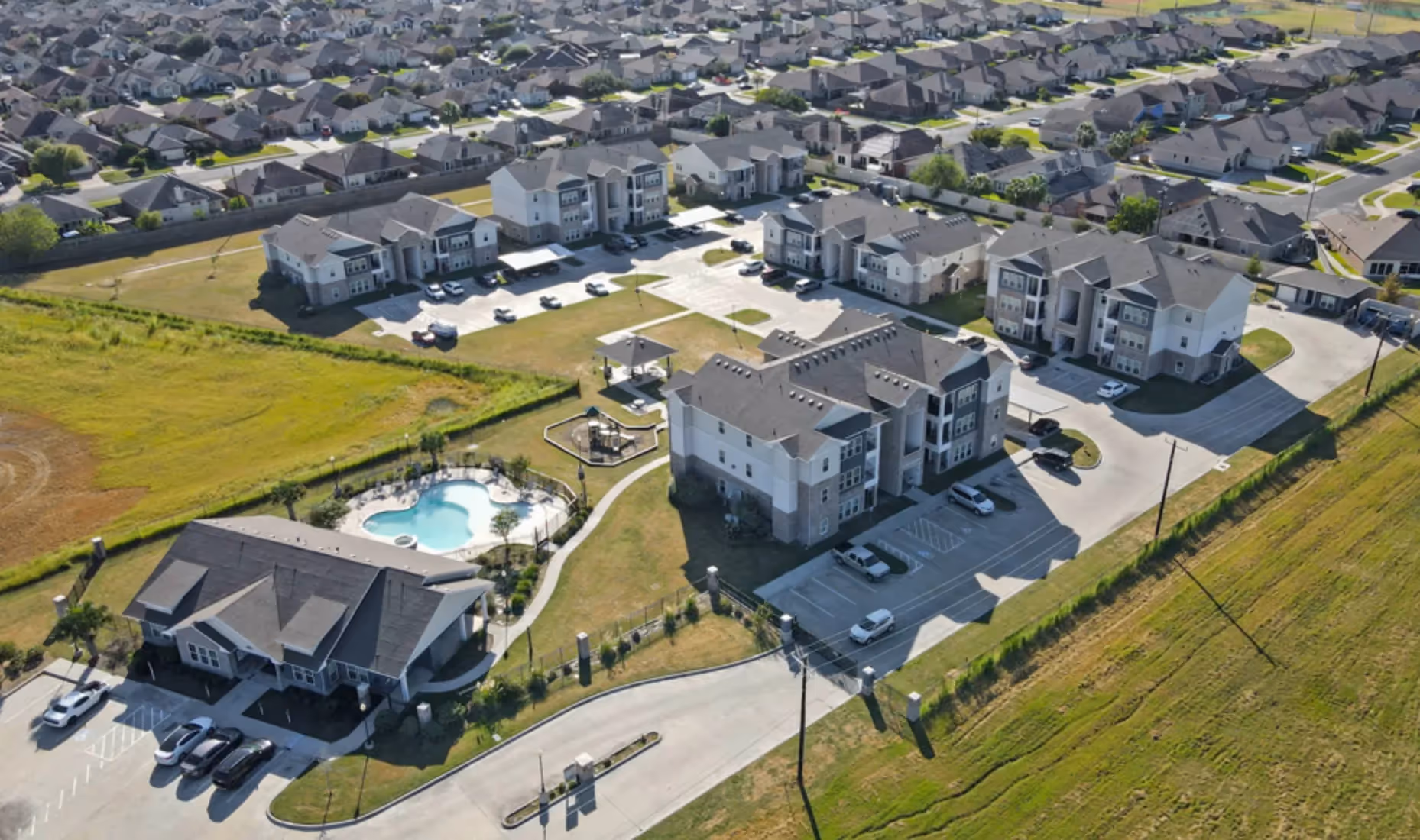 Riverstone Apartments sky view