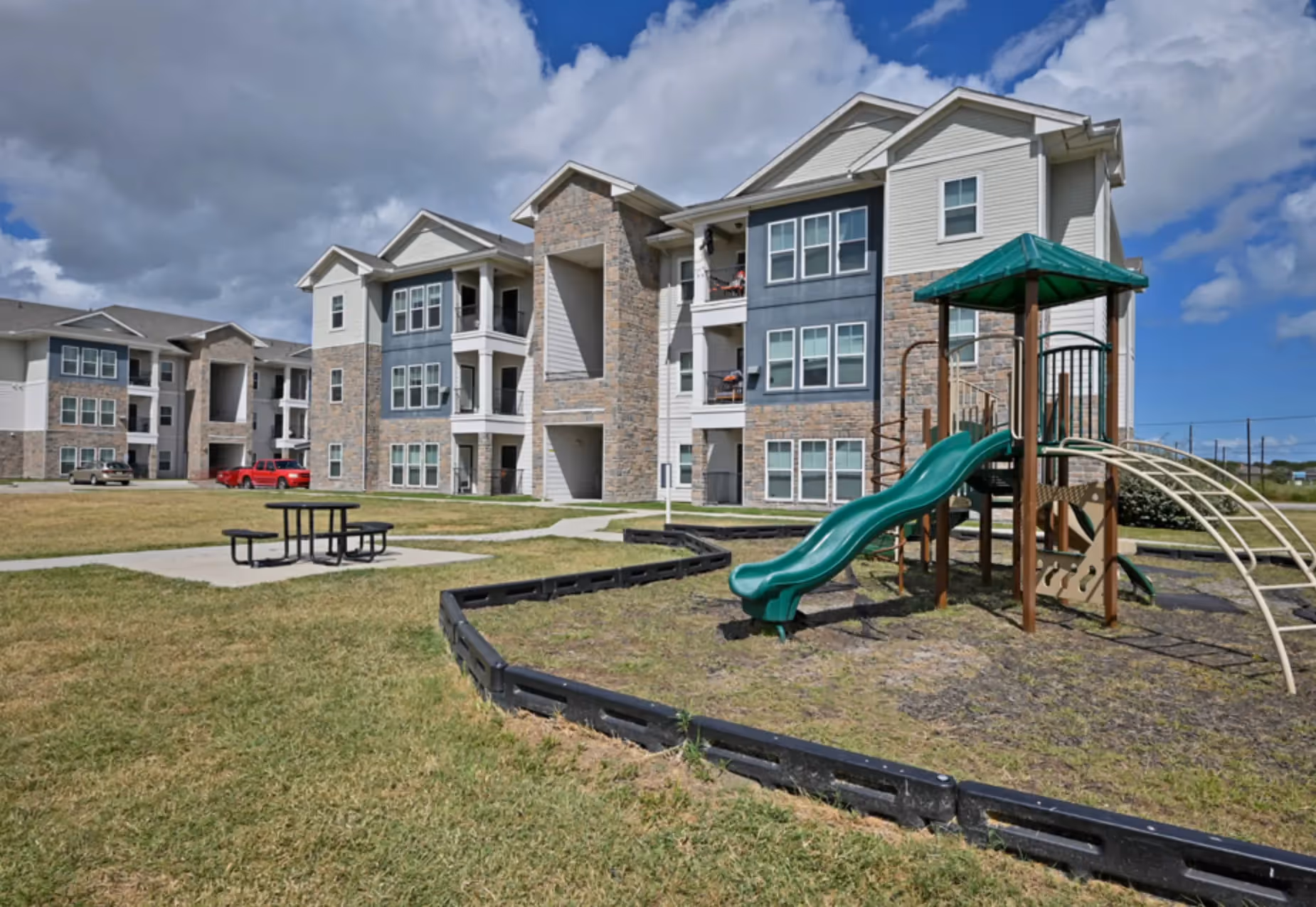picnic area and playground