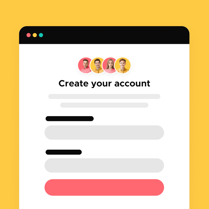 Create Your Account - StarUp X Webflow Template