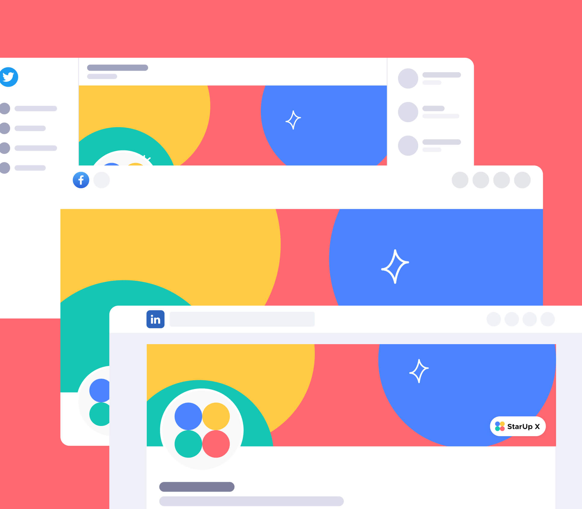 Social Media - StarUp X Webflow Template