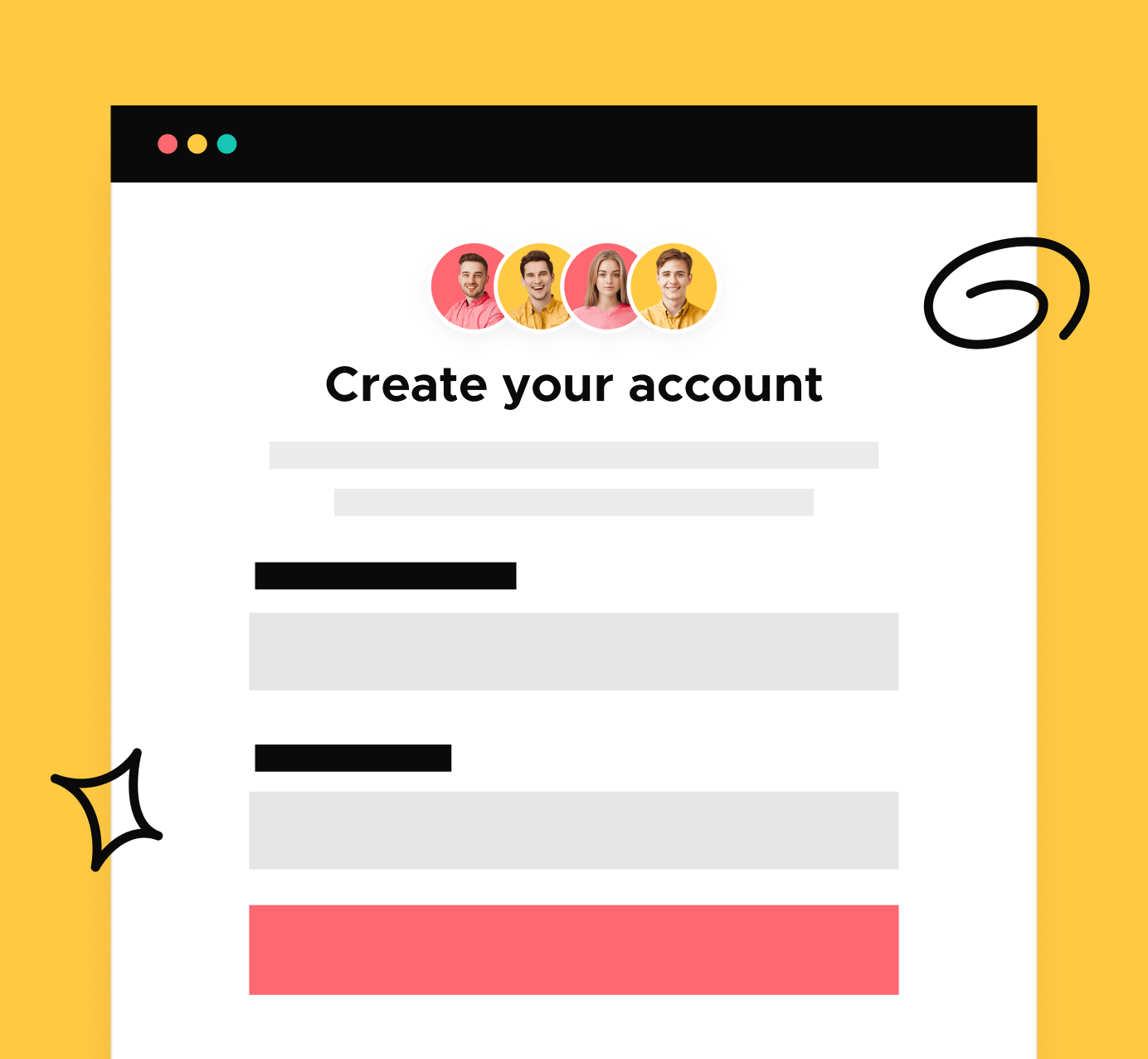 Create Your Account - StarUp X Webflow Template